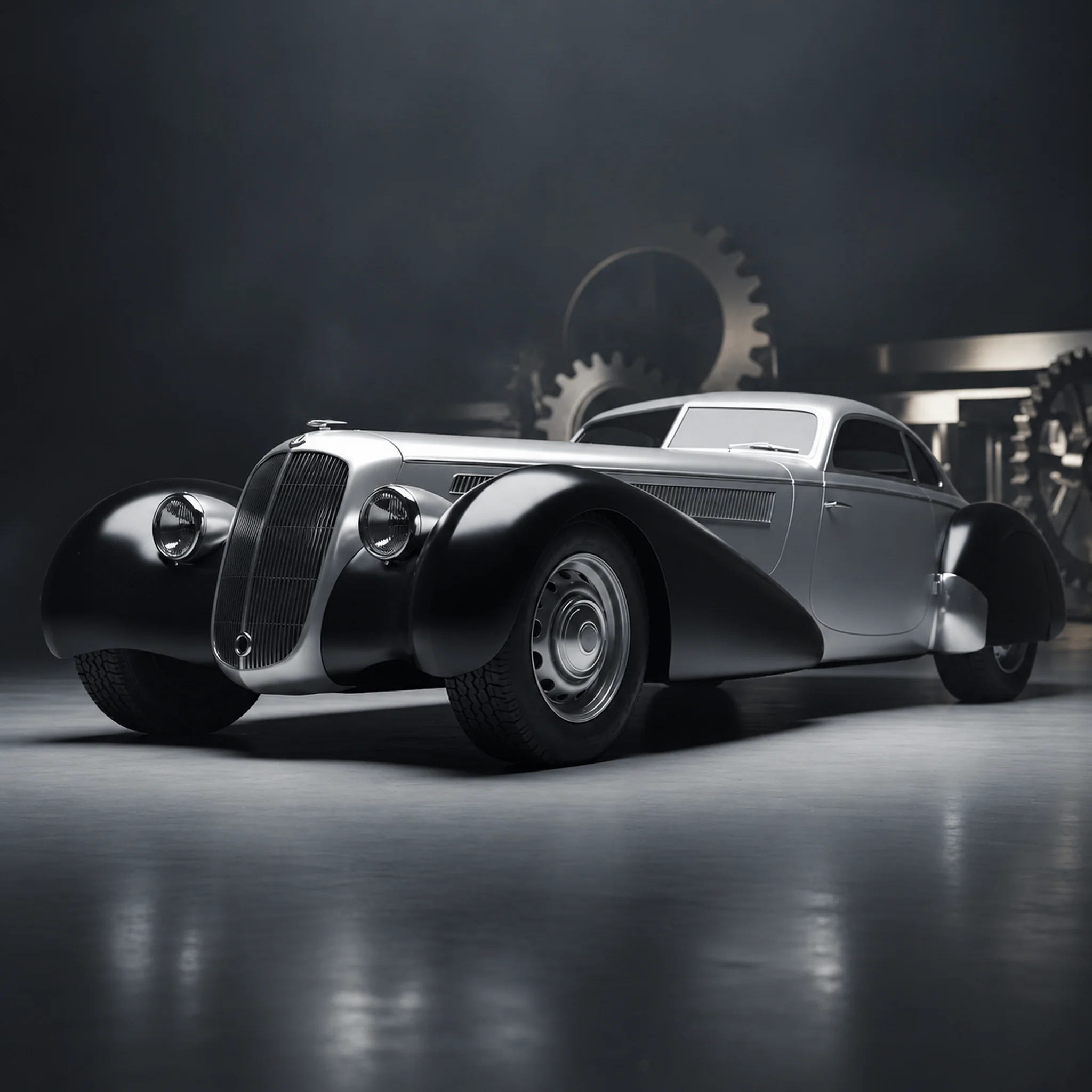 Тематический образ к дате: 28 июня 1926: рождение Daimler-Benz и Mercedes-Benz — атмосферная иллюстрация КупиСалон