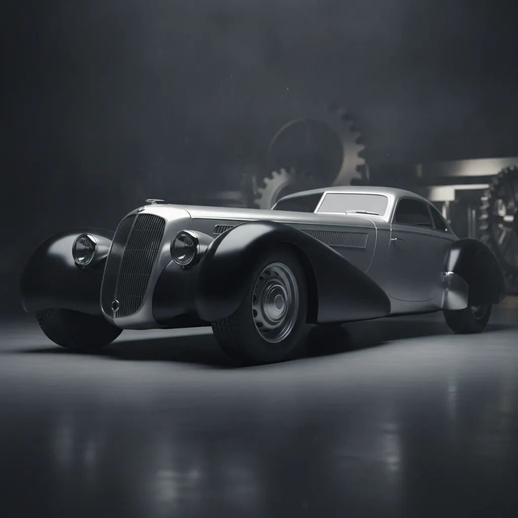 Тематический образ к дате: 28 июня 1926: рождение Daimler-Benz и Mercedes-Benz — атмосферная иллюстрация КупиСалон