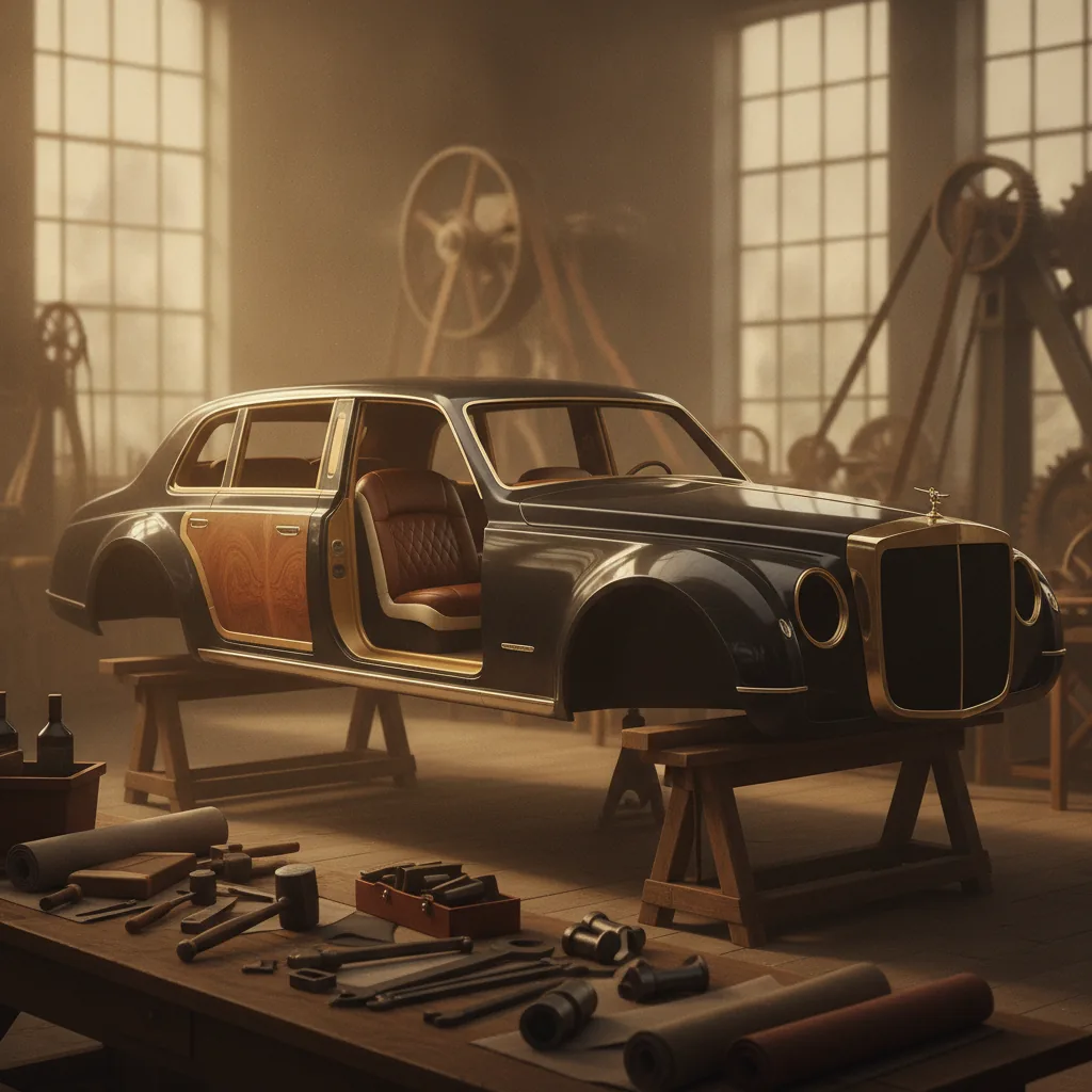Тематический образ к дате: 15 марта 1906: основание Rolls-Royce — эталон люкса — атмосферная иллюстрация КупиСалон