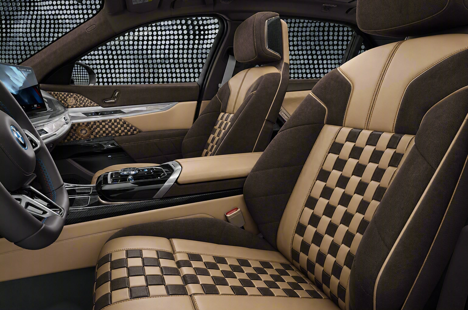Champagne basketweave