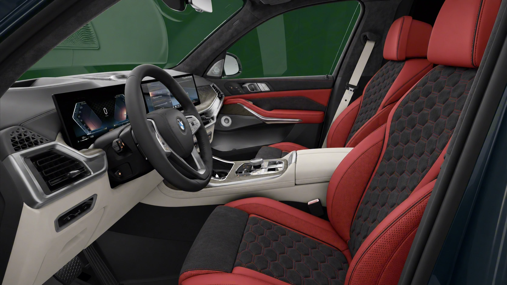 Красный спорт · соты · alcantara