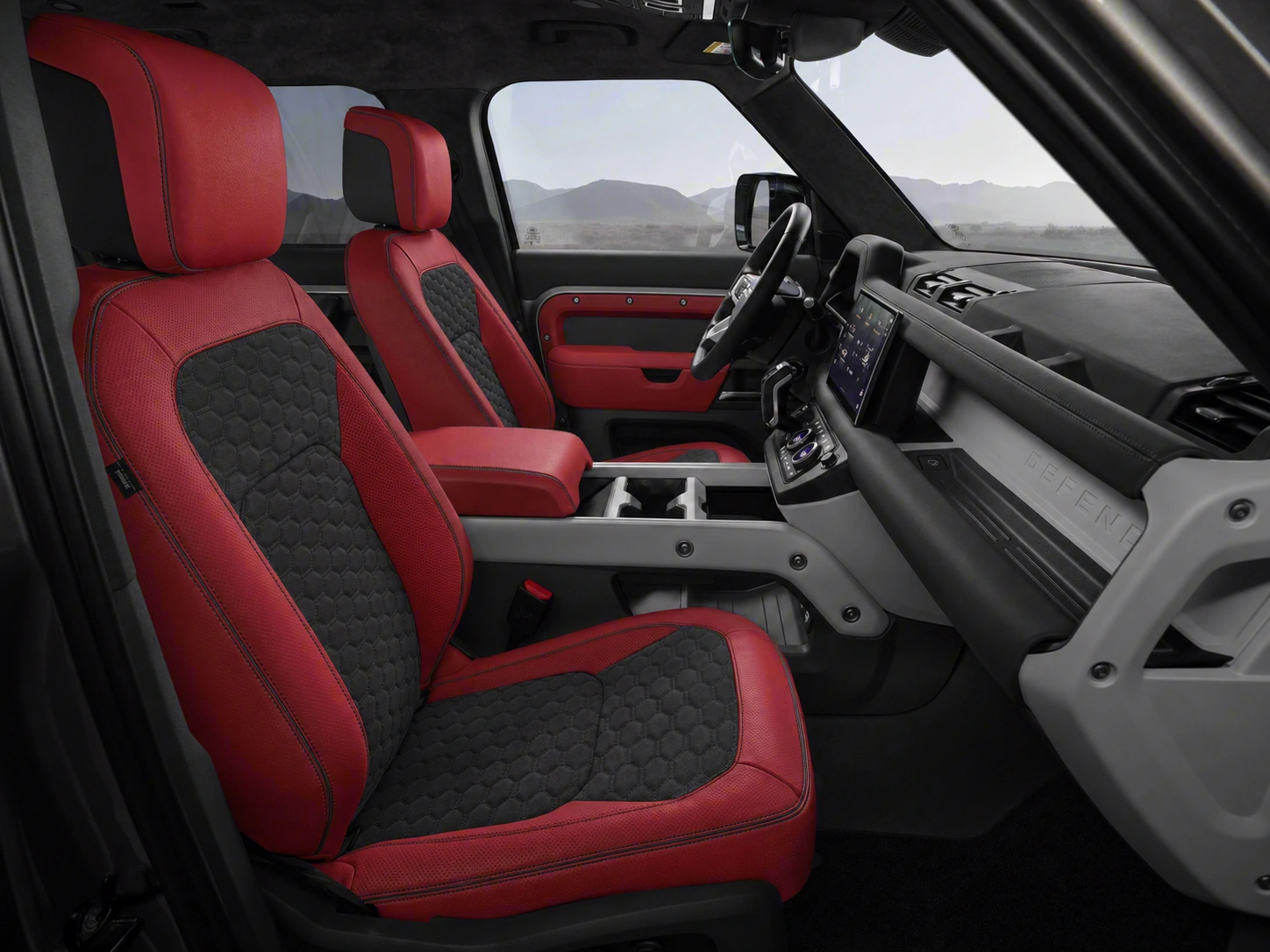 Красный спорт · соты · alcantara