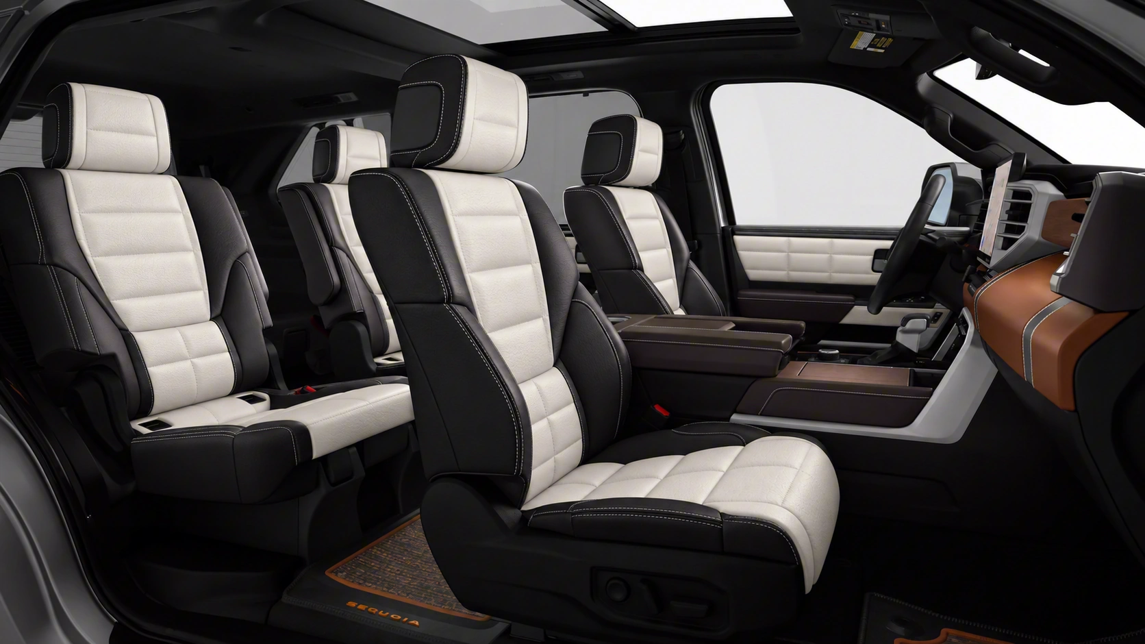 Toyota Sequoia (XK80) — дизайн-проект салона