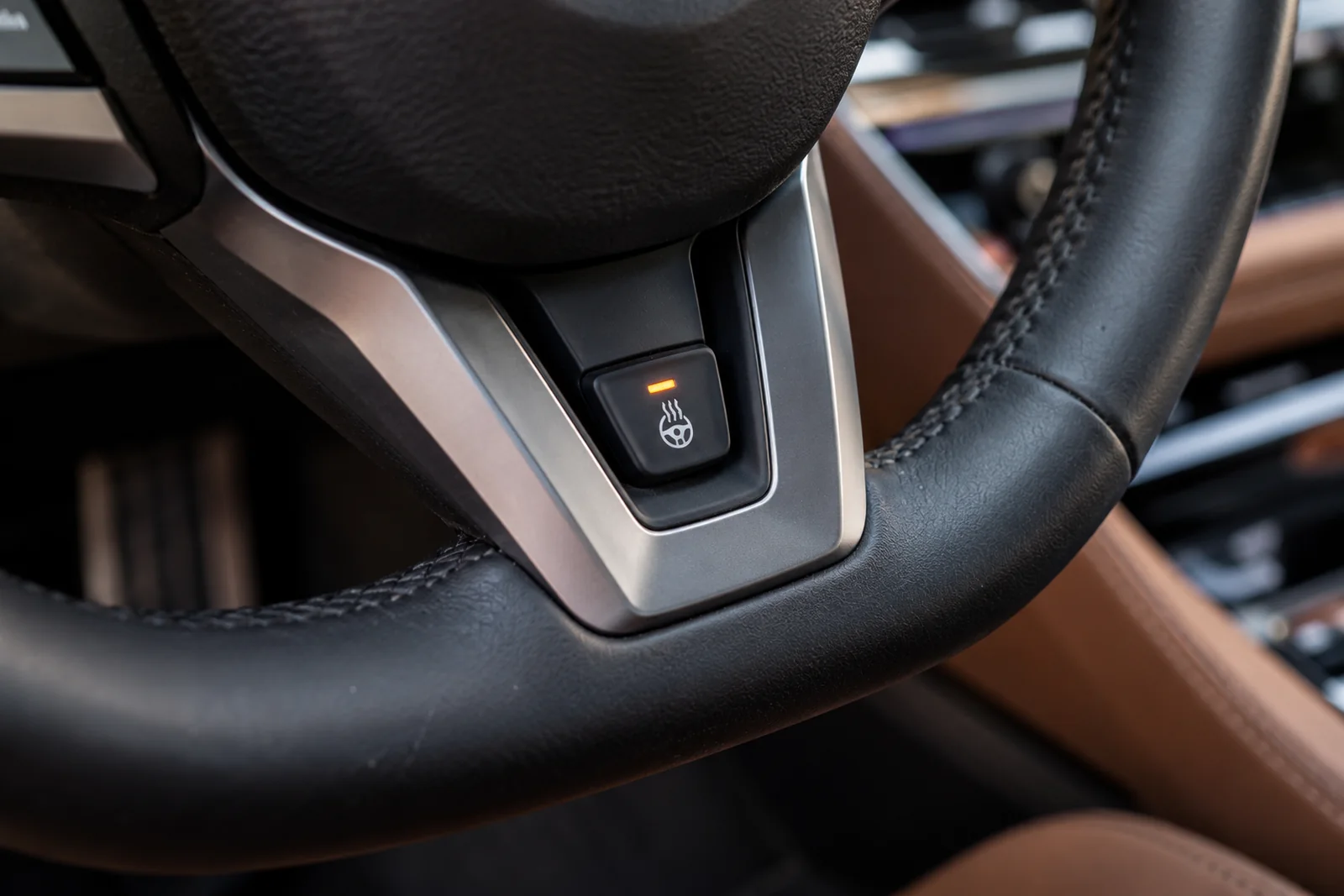 Иллюстрация: клавиша подогрева руля, BMW X2