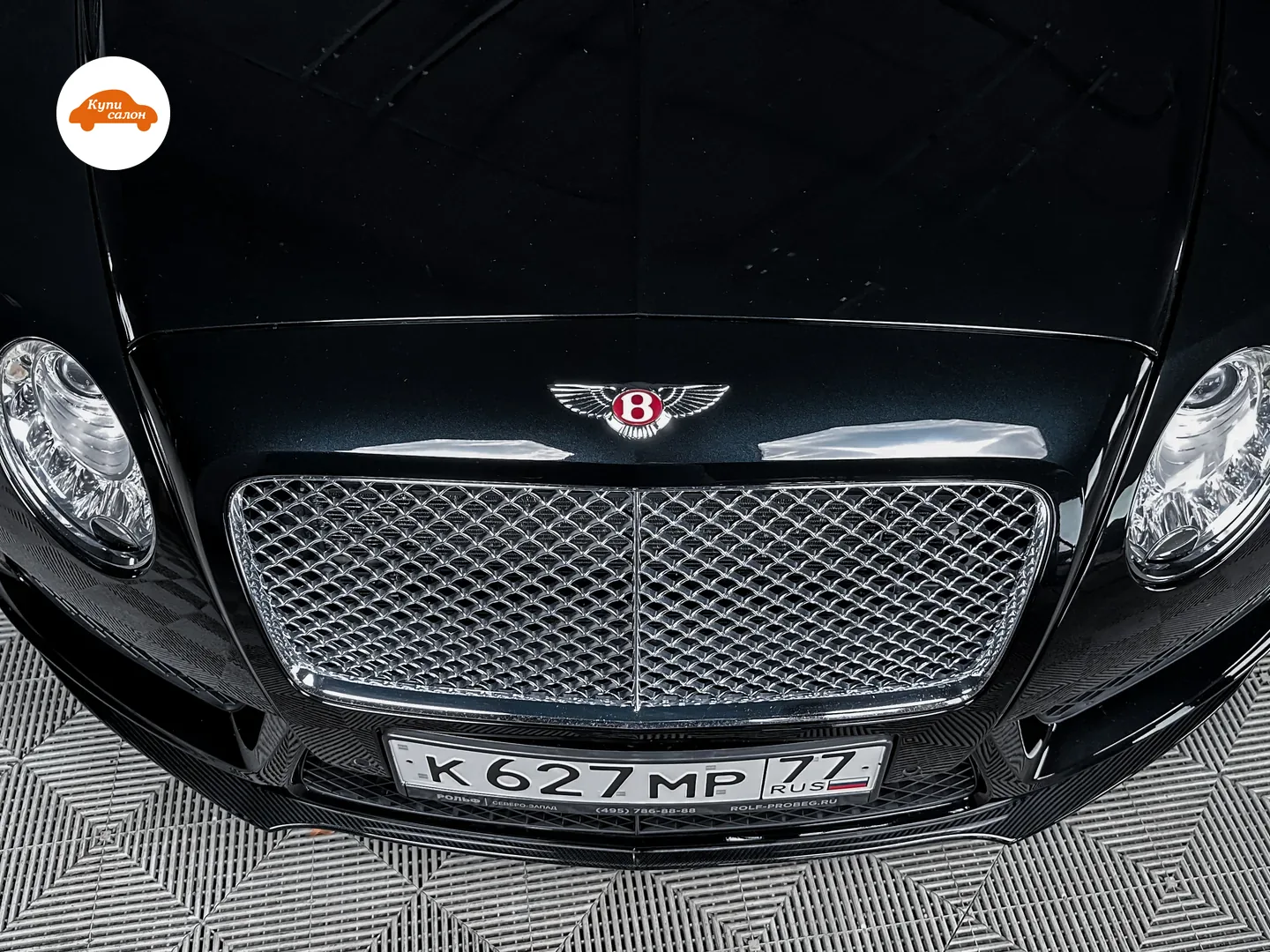 Перетяжка салона Bentley Continental GT