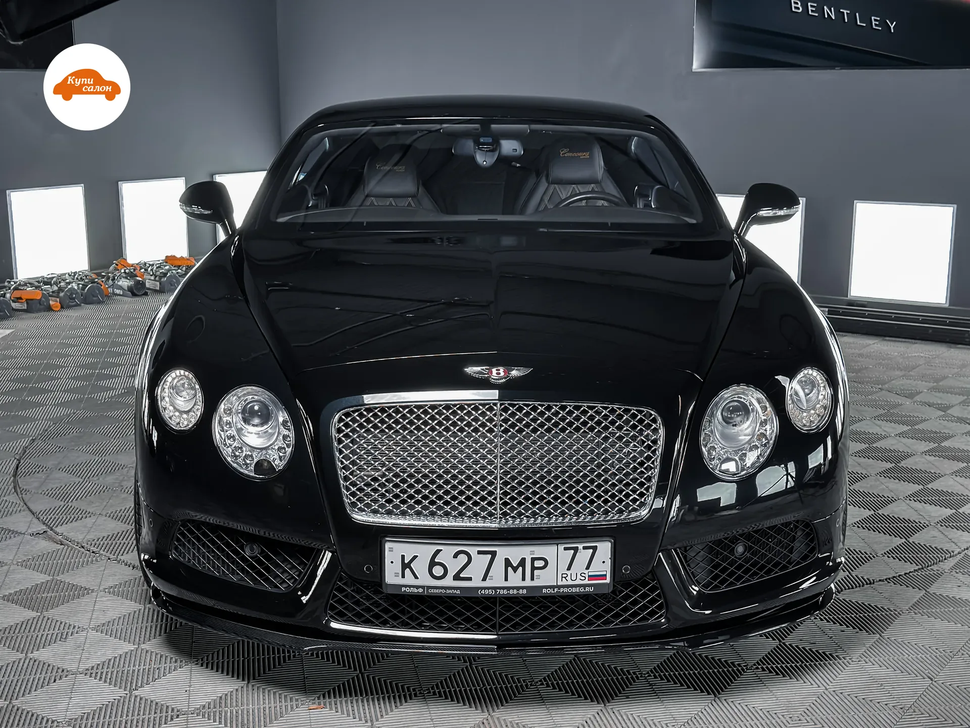 Перетяжка салона Bentley Continental GT — Bentley Continental GT — перетяжка салона, перетяжка руля