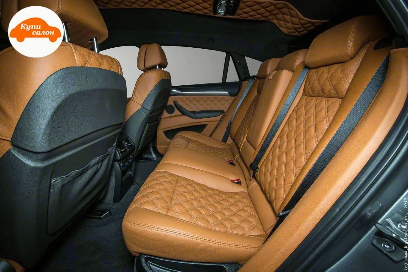 Перетяжка салона BMW X6 — Перетяжка салона BMW X6 — работа ателье КупиСалон