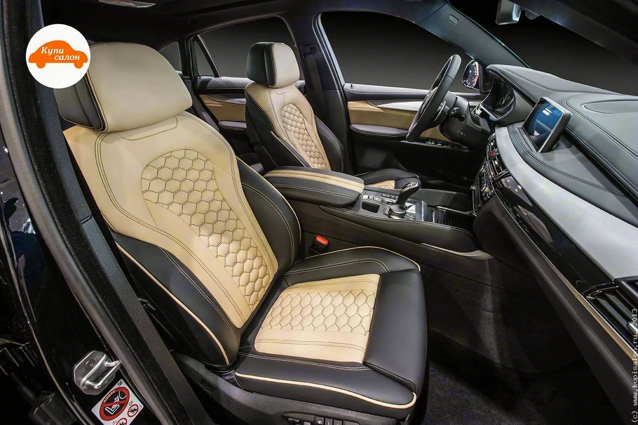 Перетяжка салона BMW X6 — Перетяжка салона BMW X6 — работа ателье КупиСалон