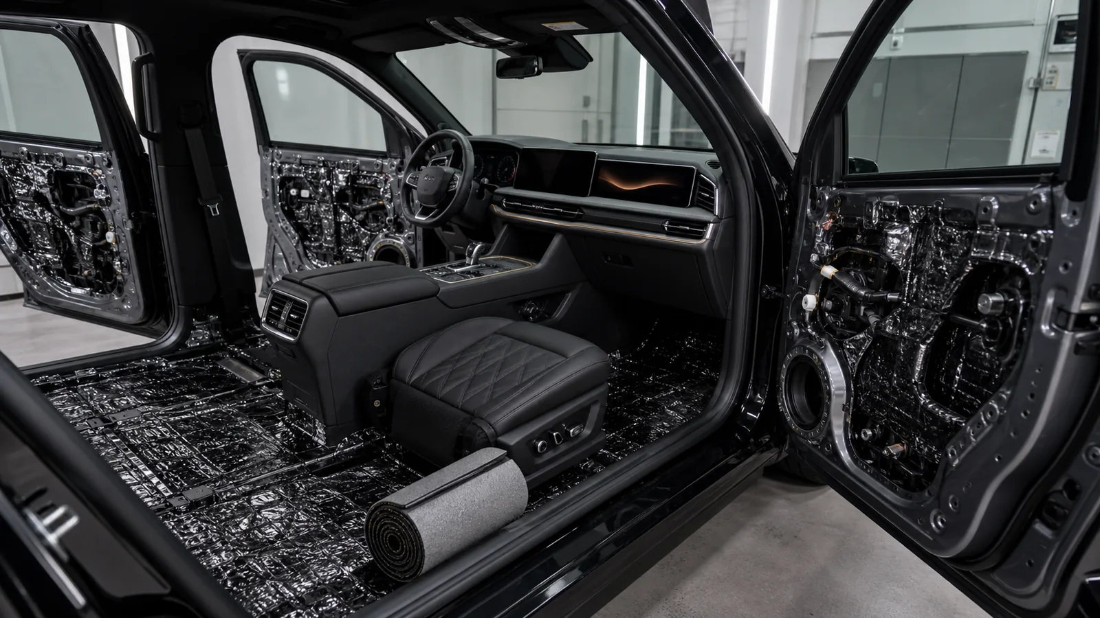 Иллюстрация: Шумоизоляция салона Chery Tiggo 8 Pro Max