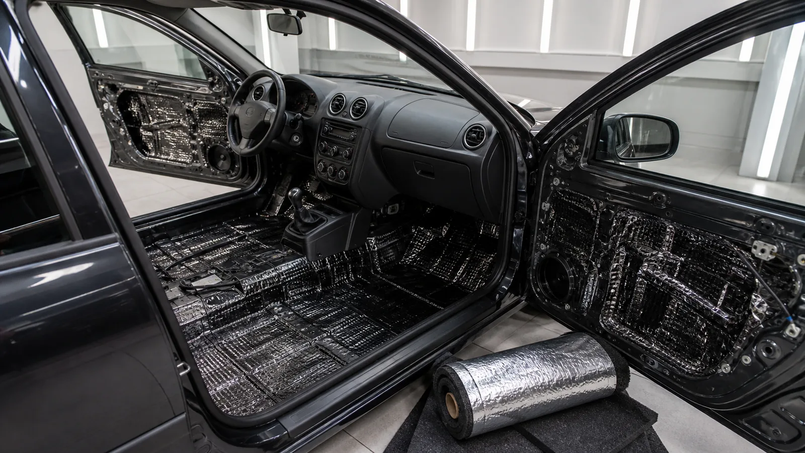 Шумоизоляция салона Lada Granta