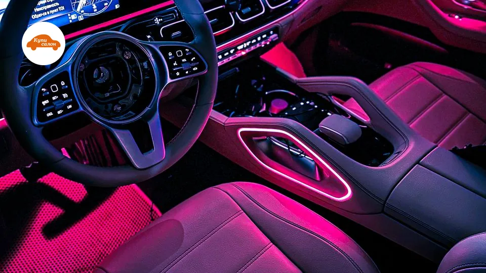 Амбиентная подсветка Mercedes-Benz — Mercedes-Benz GLE — амбиентная подсветка