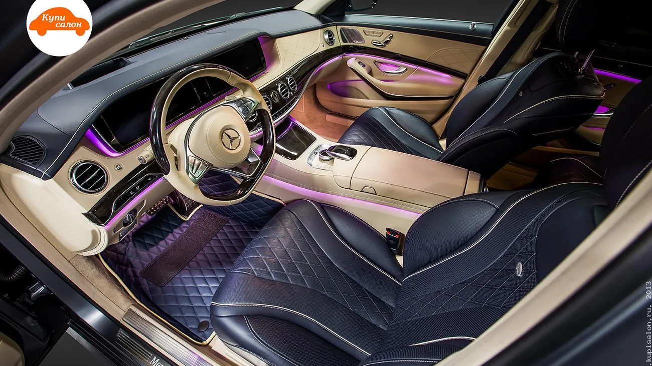 Амбиентная подсветка Mercedes-Benz — Mercedes-Benz S-Class — амбиентная подсветка