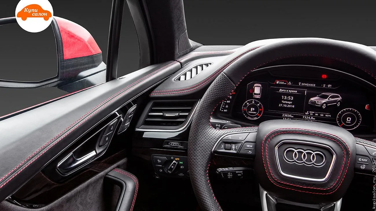 Перетяжка дверей Audi — Audi Q7 — перетяжка дверей