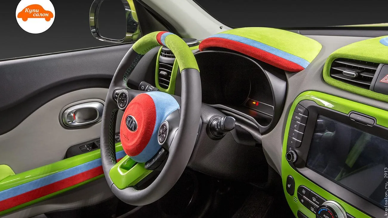 Перетяжка дверей Kia — Kia Soul — перетяжка дверей