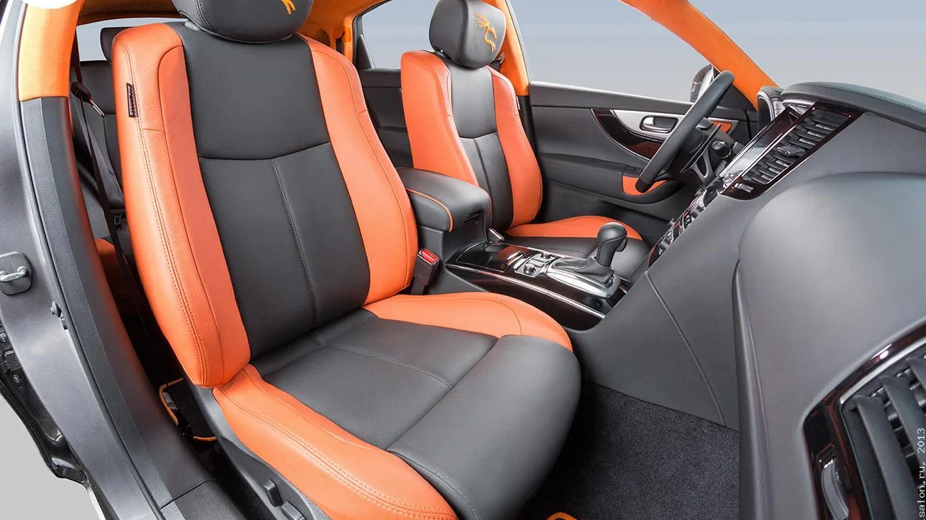 Перетяжка потолка Infiniti — Infiniti FX37 — перетяжка потолка