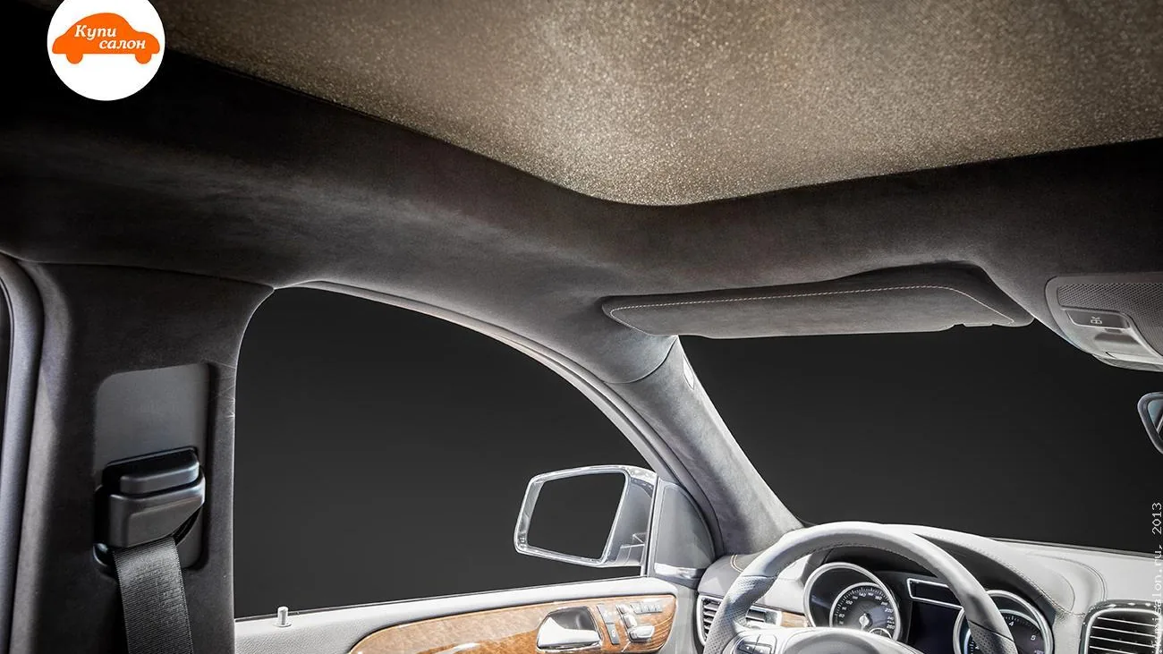 Mercedes-Benz GLS — перетяжка потолка