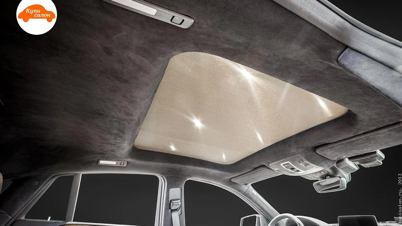 Mercedes-Benz GLS — перетяжка потолка