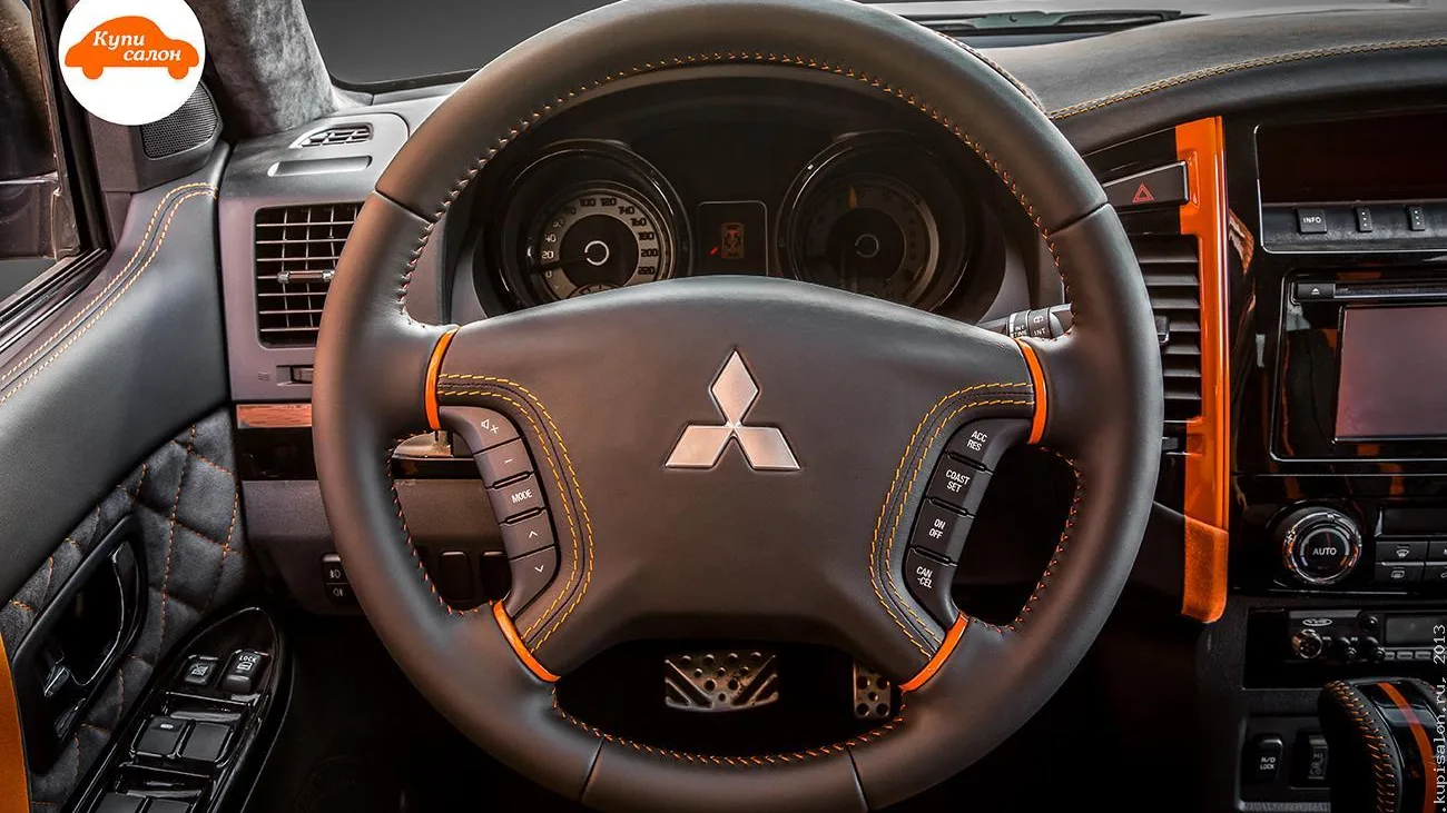 Mitsubishi Pajero — перетяжка руля