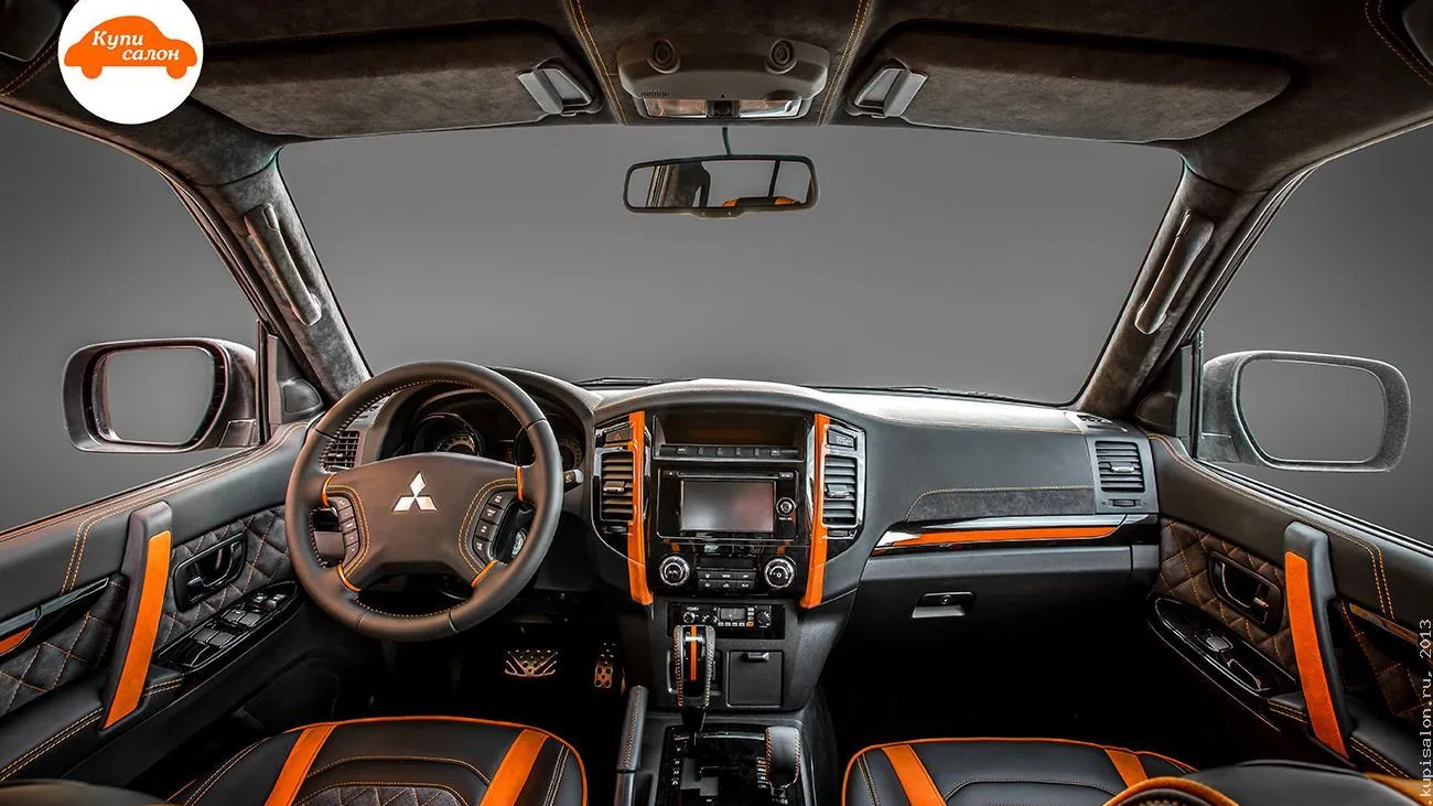 Mitsubishi Pajero — перетяжка руля