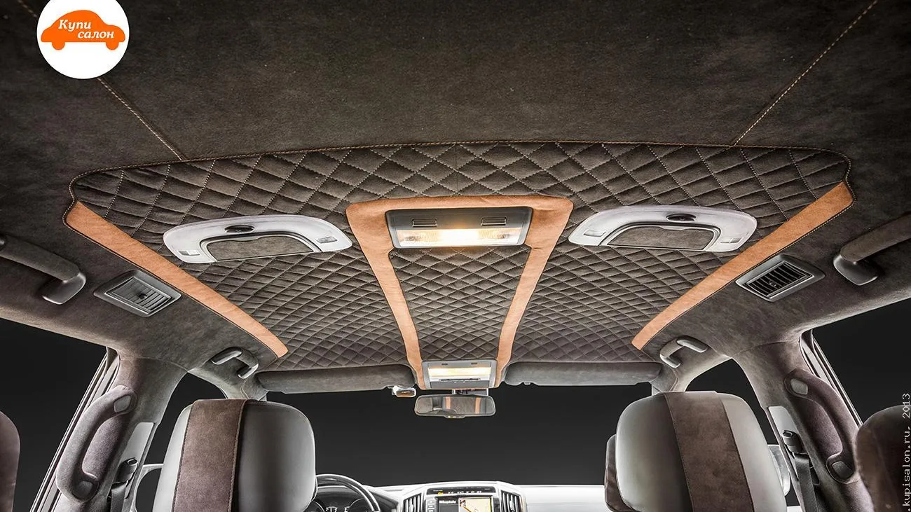 Toyota Land Cruiser — перетяжка потолка