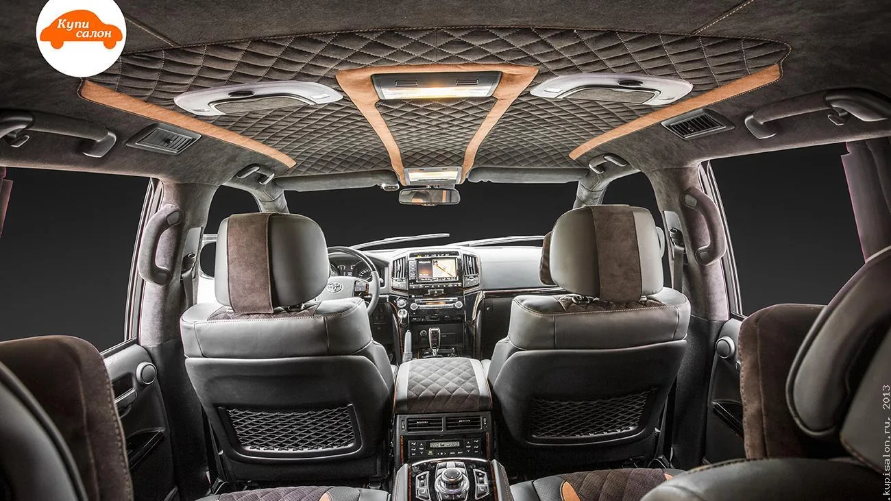 Toyota Land Cruiser — перетяжка потолка