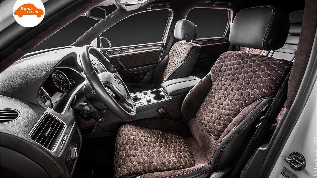 Volkswagen Touareg — перетяжка потолка