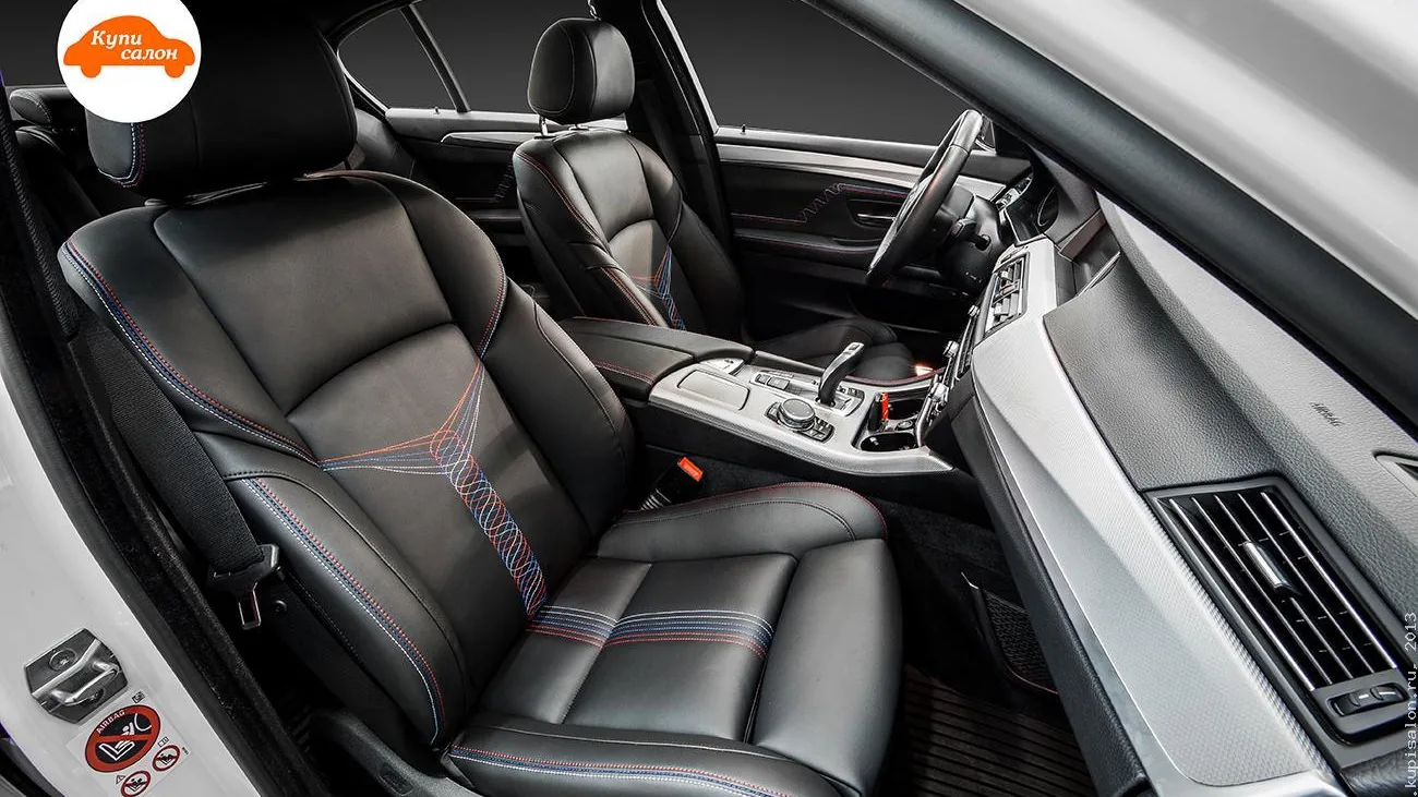BMW 5 — перетяжка руля