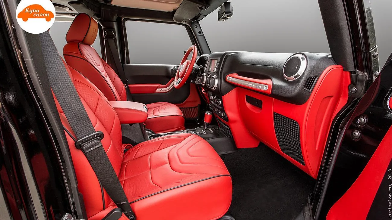 Перетяжка салона Jeep — Jeep Wrangler Rubicon — перетяжка салона