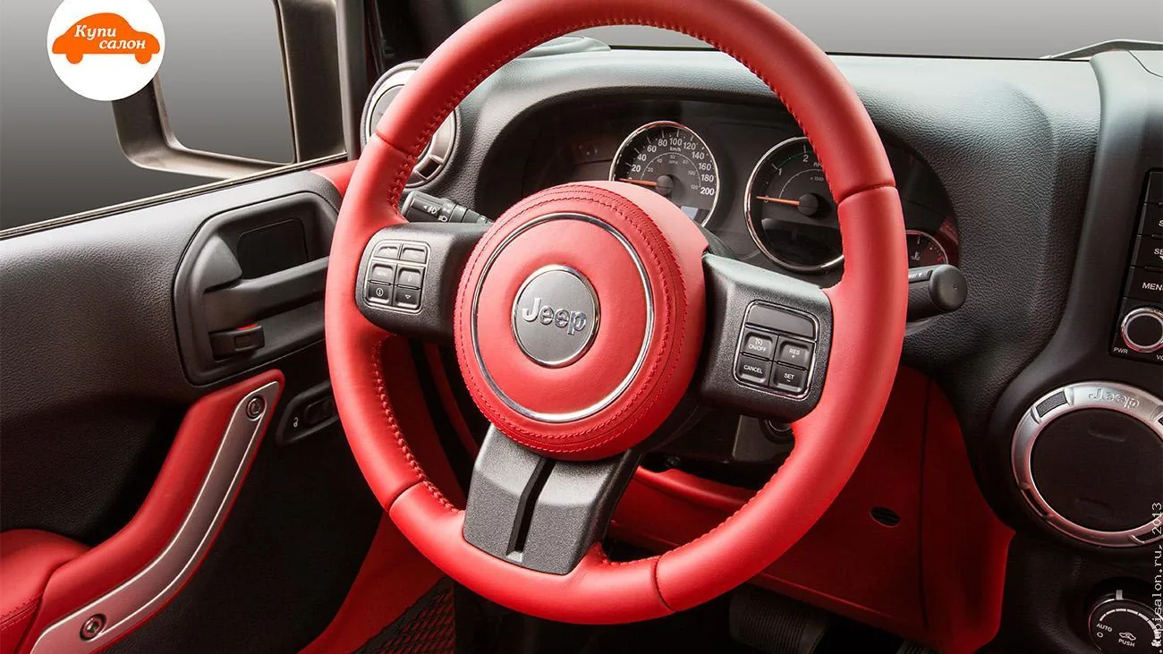 Перетяжка руля Jeep — Jeep Wrangler Rubicon — перетяжка руля
