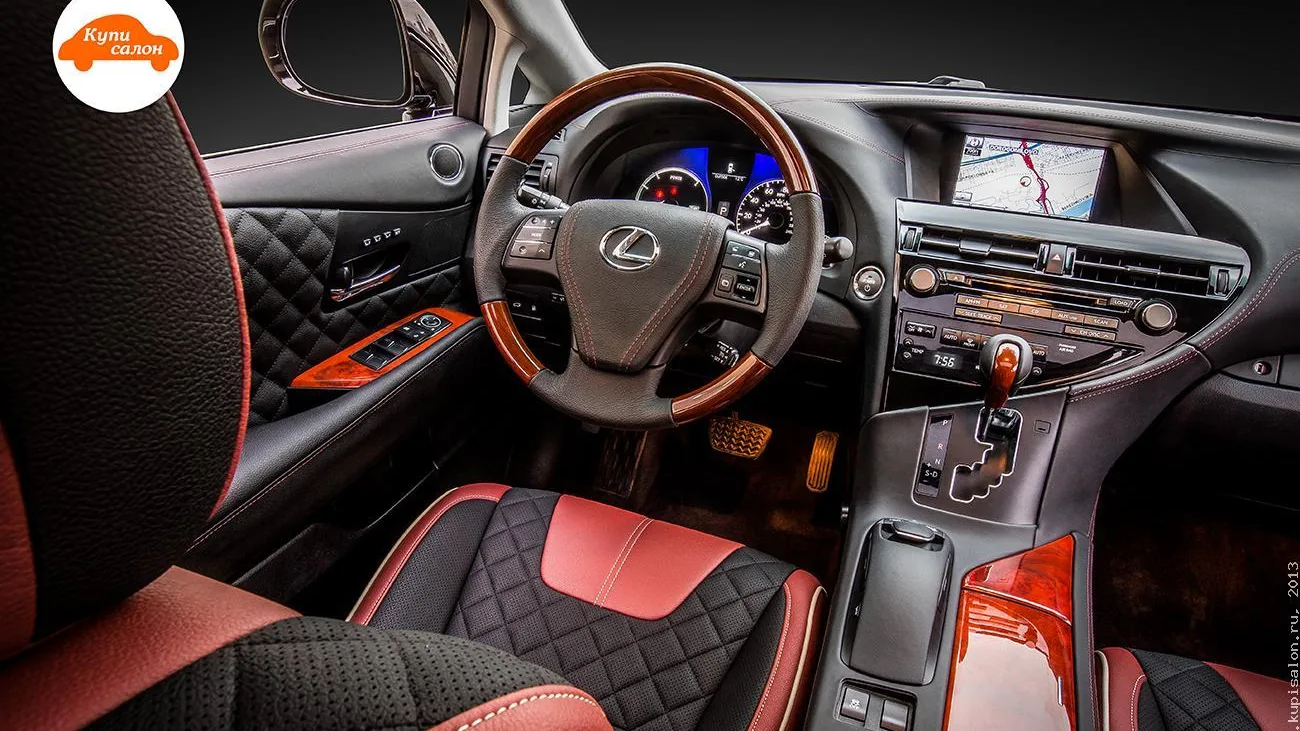 Руль Lexus RX при перешиве обода с укладкой нагревательного контура