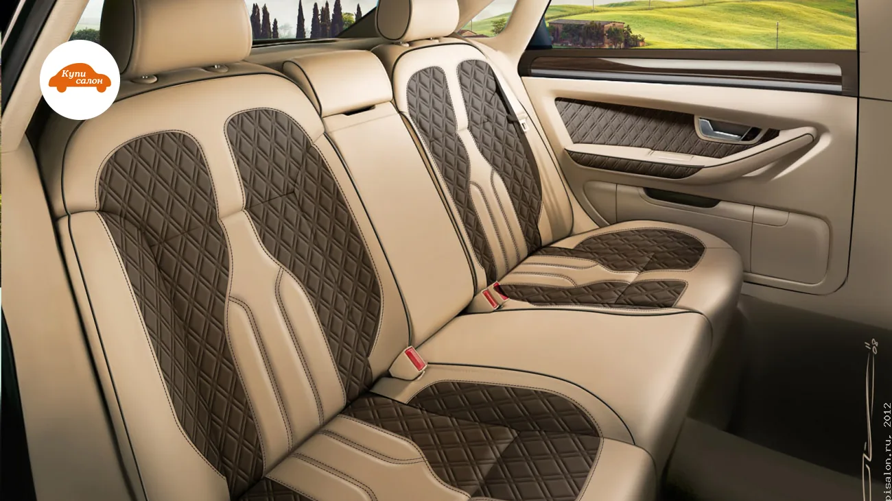 Перетяжка салона Avatr — Audi A8 — перетяжка салона