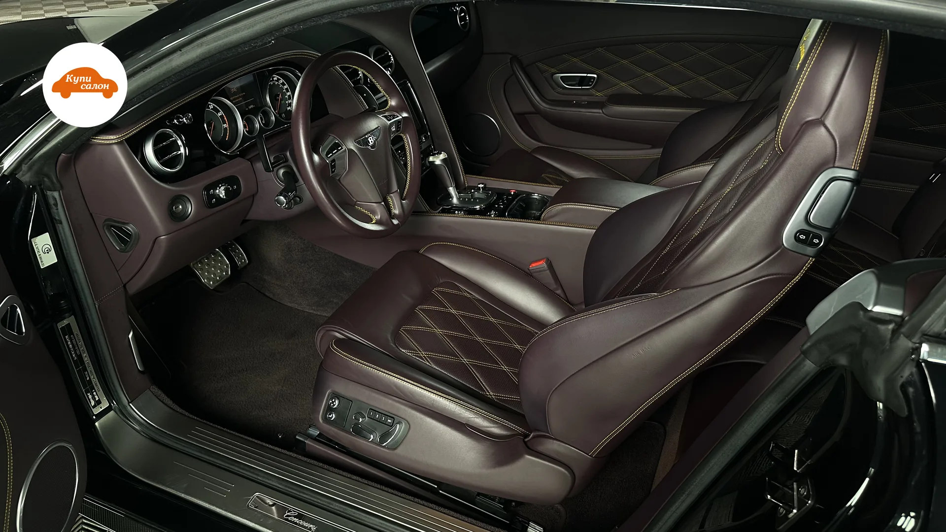 Перетяжка салона Bentley — Bentley Continental GT — перетяжка салона