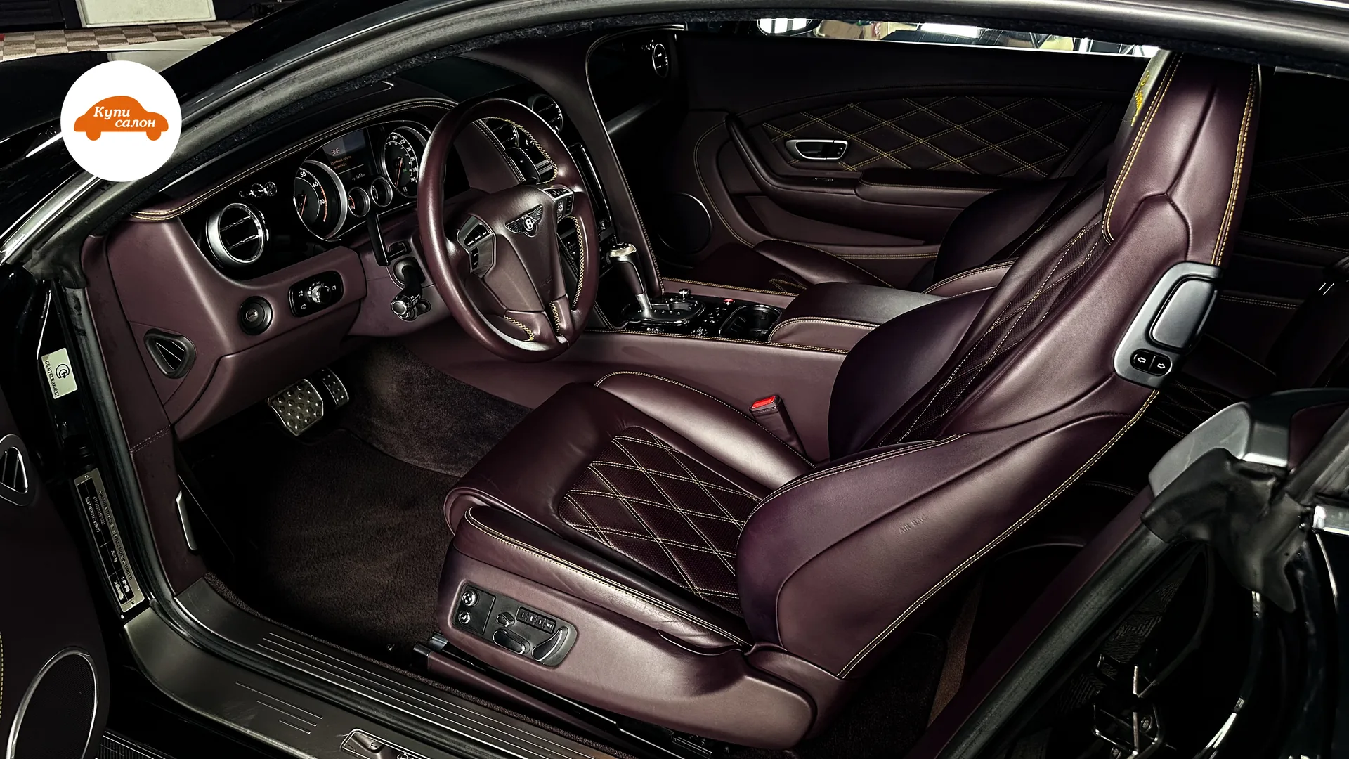 Перетяжка салона Bentley
