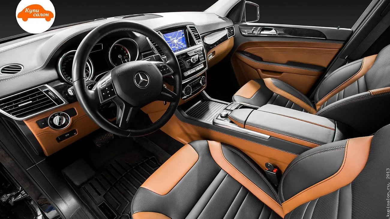 Mercedes-Benz EQE SUV — Mercedes-Benz GLE ML — перетяжка салона