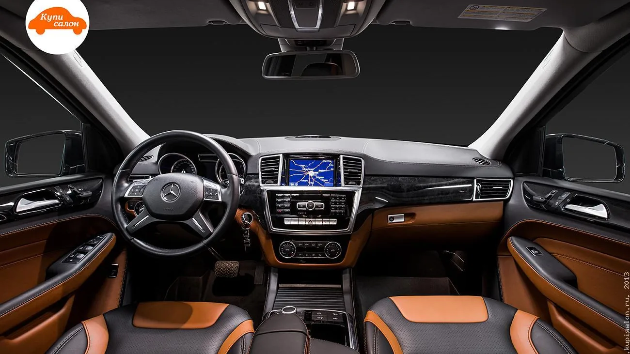 Mercedes-Benz EQE SUV — Mercedes-Benz GLE ML — перетяжка салона