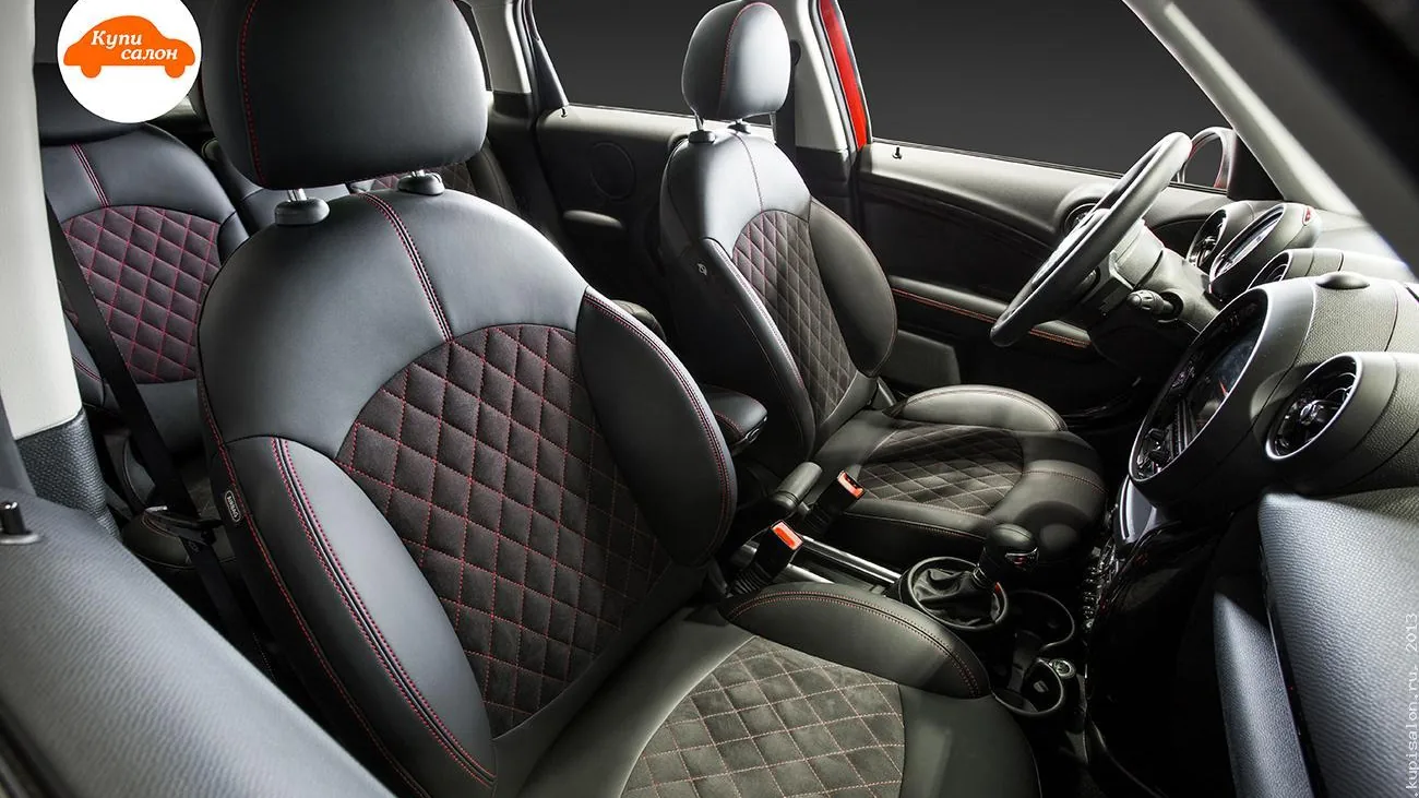 Перетяжка салона Mini — Mini Countryman — перетяжка салона