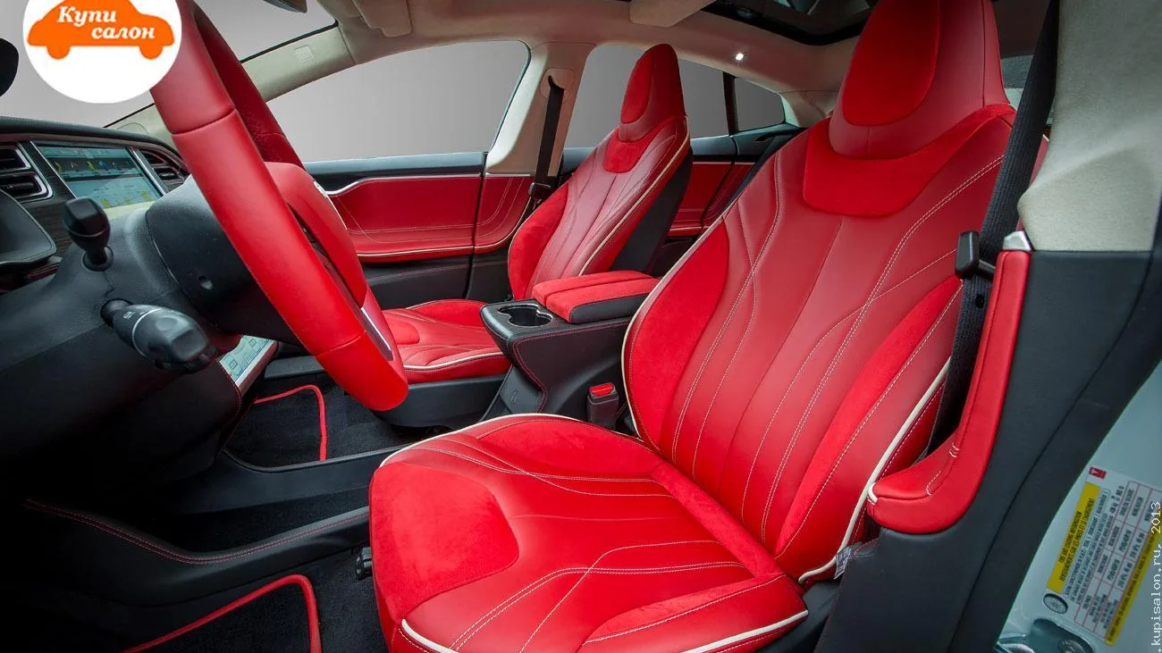 Перетяжка салона Tesla — Tesla Model S — перетяжка салона
