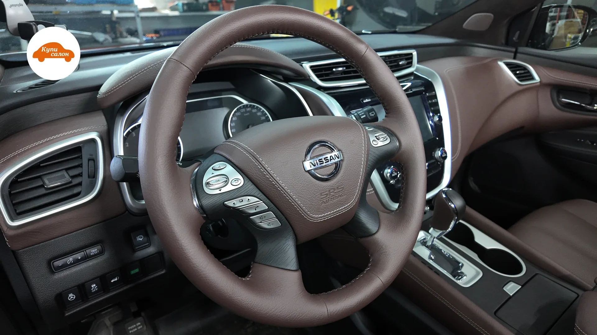 Установка подогрева руля Nissan