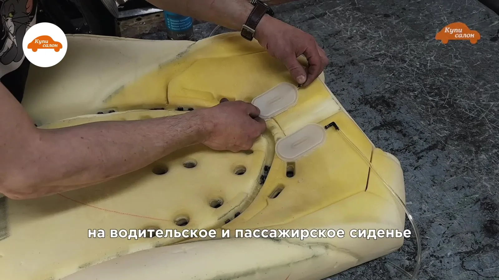 Установка подогрева сидений в автомобиле, монтаж нагревательных элементов в поролон